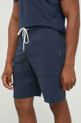 Marc O'Polo Pantaloni Scurti Din Bumbac Barbati, Culoarea Albastru Marin Bărbaţi Bleumarin