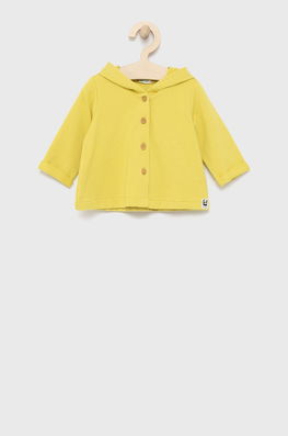 United Colors Of Benetton Bluza Copii Culoarea Galben, Neted Verde