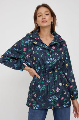 Pepe Jeans Hanorac Femei, Culoarea Albastru Marin, De Tranzitie Dama Bleumarin