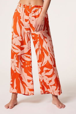 Pantalon Femei, Culoarea Portocaliu Etam Dama, Panza