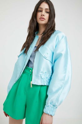 Blugirl Blumarine Geaca Bomber Femei, De Tranzitie Dama Albastru
