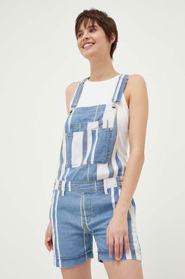 Pepe Jeans Salopete Din Denim Abby Dama Albastru