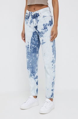 Calvin Klein Jeans Jeansi Mom Femei High Waist Dama Albastru