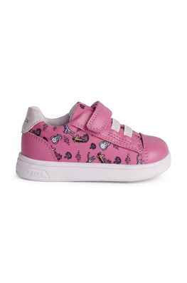 Geox Pantofi Copii Culoarea Roz, Imitatie De Piele