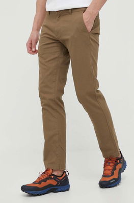Helly Hansen Pantaloni Barbati, Culoarea Verde, Cu Fason Chinos Bărbaţi, Panza