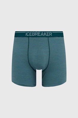 Icebreaker Lenjerie Functionala Anatomica Culoarea Verde Bărbaţi, Fund