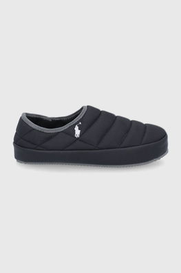 Polo Ralph Lauren Papuci De Casa Culoarea Negru Bărbaţi