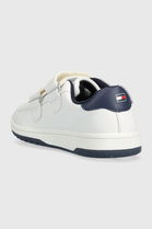 Tommy Hilfiger Sneakers Pentru Copii Culoarea Alb, Imitatie De Piele