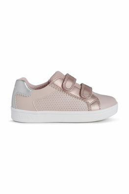Geox Pantofi Copii Culoarea Roz, Imitatie De Piele