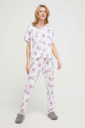 United Colors Of Benetton Pijamale De Bumbac X Looney Tunes Bumbac Dama Multicolor - Pijamale (1)