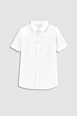 Coccodrillo Camasa De Bumbac Pentru Copii Culoarea Alb, Casual