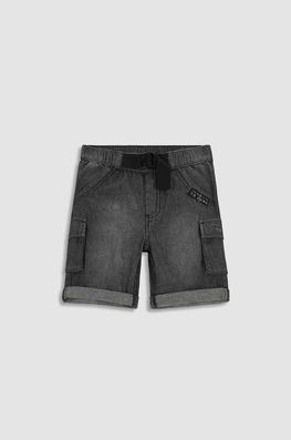 Coccodrillo Pantaloni Scurti Din Denim Pentru Copii Culoarea Gri, Bumbac, Casual