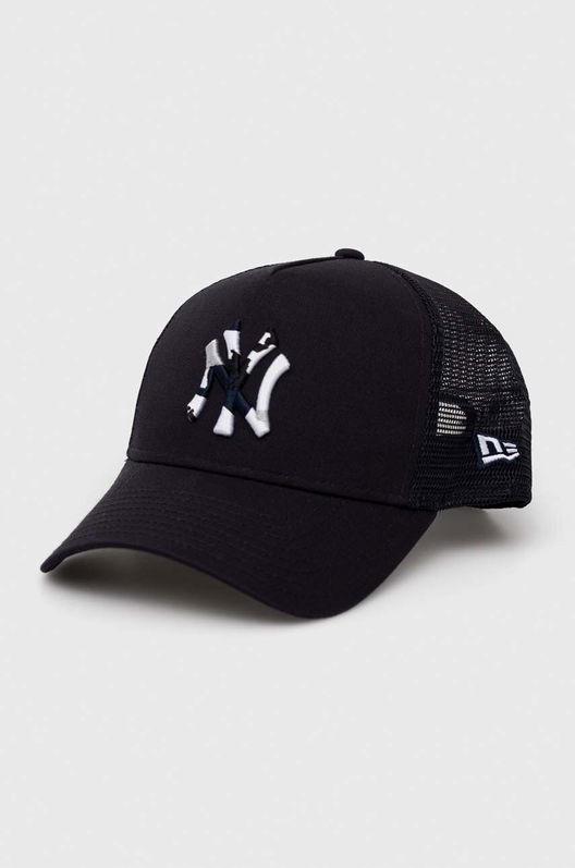 New Era Sapca Culoarea Albastru Marin, Cu Imprimeu, NEW YORK YANKEES Bărbaţi Bleumarin