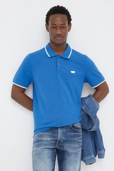 Levi's Tricou Polo Barbati, Cu Imprimeu Bărbaţi Albastru, Cu Elastan - Polo (1)