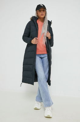 Superdry Geaca Femei, Culoarea Negru, De Iarna Dama