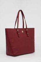 Tommy Hilfiger Poseta Culoarea Bordo Dama Burgundia, Imitatie De Piele