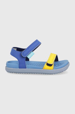 Native Sandale Copii Albastru, Imitatie De Piele