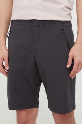 Jack Wolfskin Pantaloni Scurti Sport Glastal Barbati, Culoarea Negru Bărbaţi, Panza