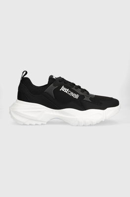 Just Cavalli Sneakers Culoarea Negru, 74QB3SC1 Bărbaţi, Sintetic