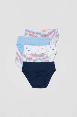OVS Slip Din Bumbac Pentru Copii Albastru, Slipuri