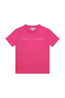 Marc Jacobs Tricou De Bumbac Pentru Copii Culoarea Violet, Cu Imprimeu, Model Print