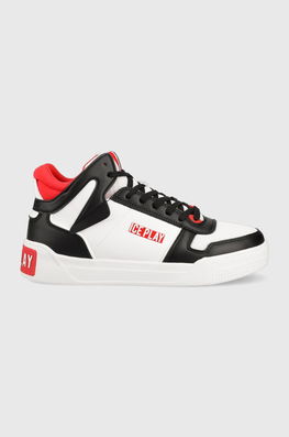 Ice Play Sneakers Culoarea Alb, YALE001M 3YM1 Bărbaţi, Imitatie De Piele
