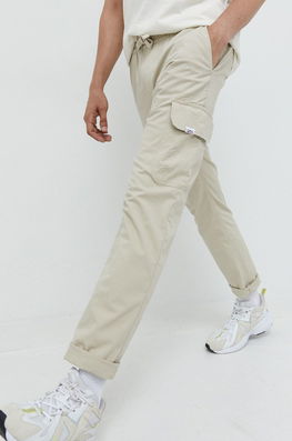 Tommy Jeans Pantaloni Barbati, Culoarea Bej, Cu Fason Cargo Bărbaţi, Panza
