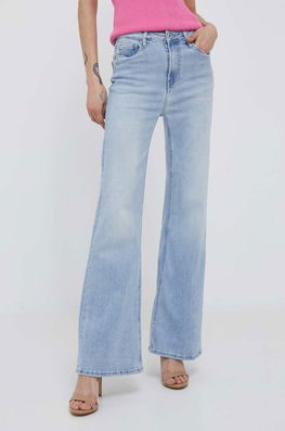 Pepe Jeans Jeansi Femei High Waist Dama Albastru