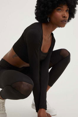 Answear Lab Compleu Femei, Culoarea Negru Dama, Tricotaj