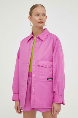 Lovechild Geaca Femei, Culoarea Roz, De Tranzitie, Oversize Dama