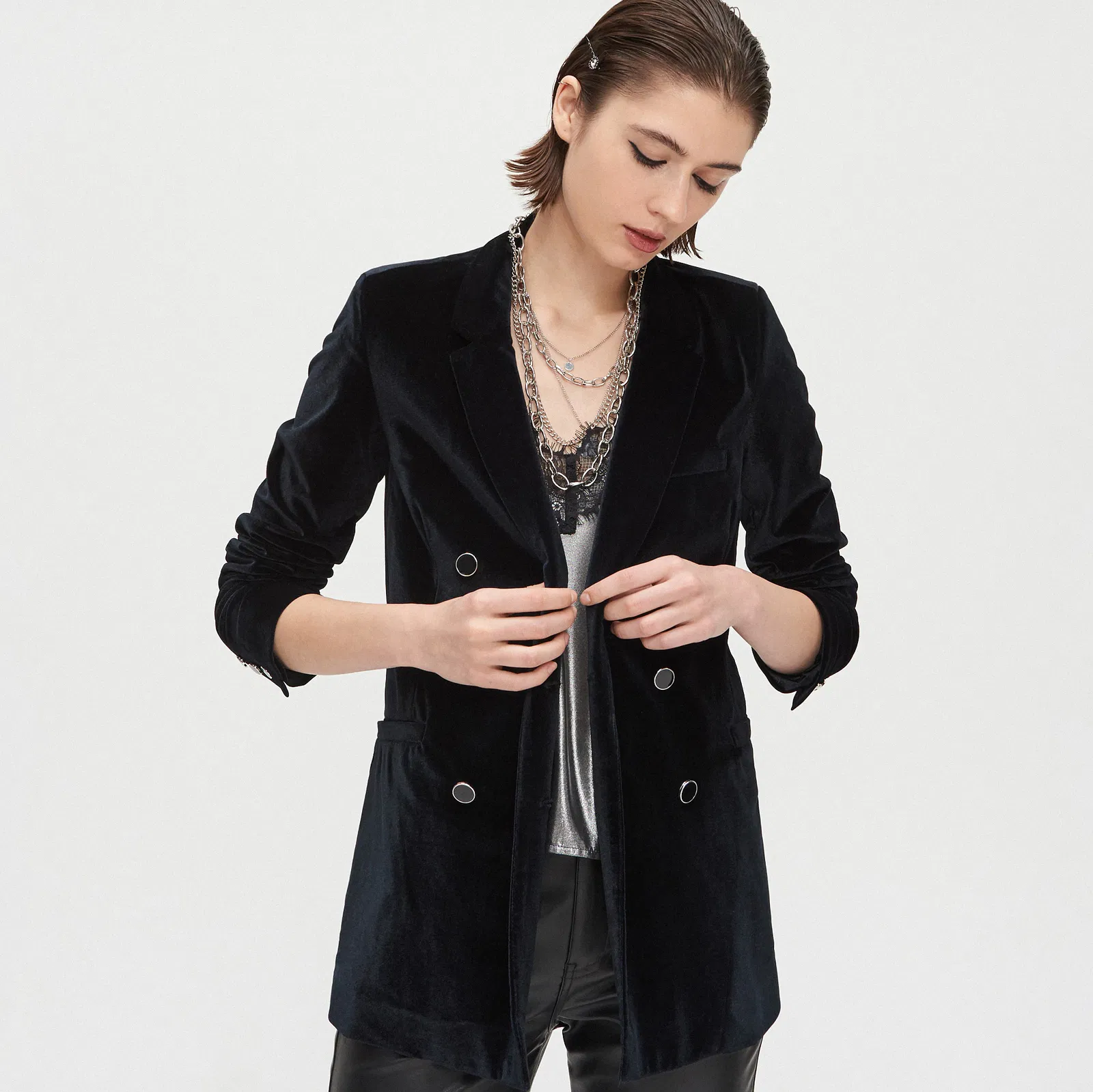 Cropp - SACOU FEMEI - Negru