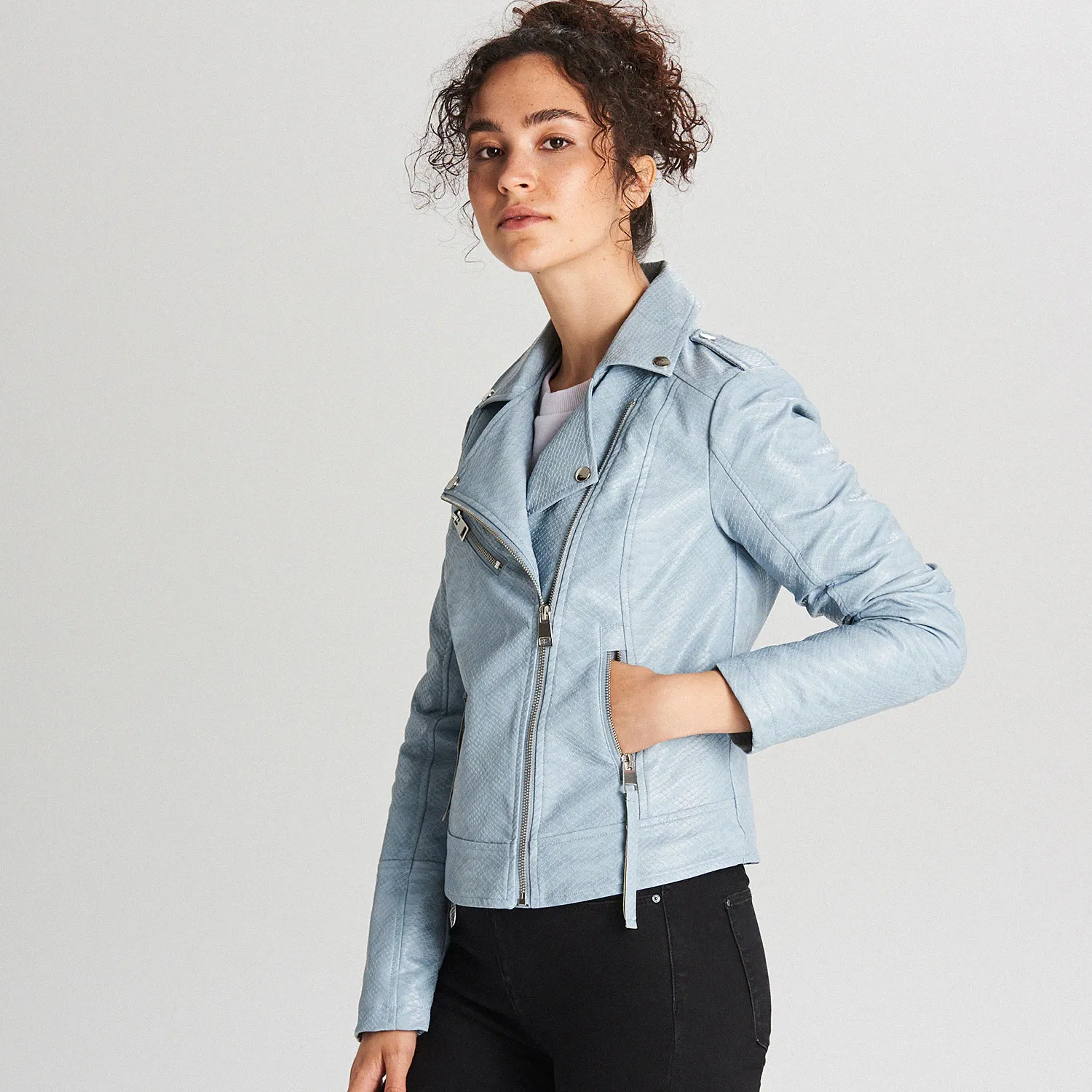 Cropp - LADIES` JACKET - Albastru