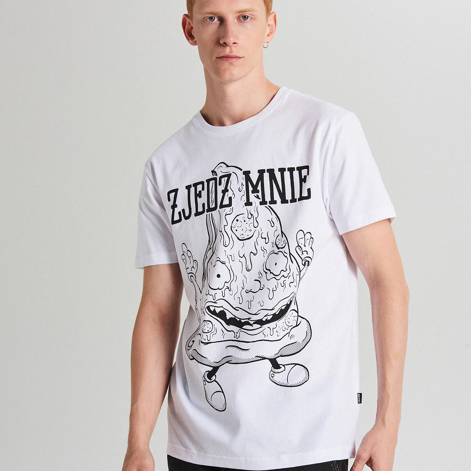 Cropp - MEN`S T-SHIRT - Alb