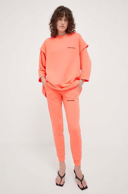 MMC STUDIO Pantaloni De Trening Din Bumbac Culoarea Roz, Neted Dama
