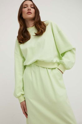 Answear Lab Compleu Femei, Culoarea Verde Dama, Tricotaj