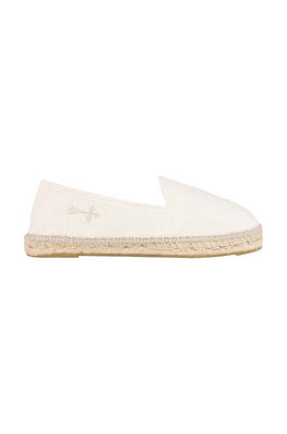 Manebi Espadrile Flat Espadrilles Culoarea Alb, O 7.0 N0 Dama, Textil, Toc Plat