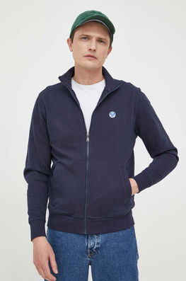 North Sails Bluza Barbati, Culoarea Albastru Marin, Melanj Bărbaţi Bleumarin
