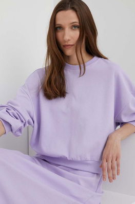 Answear Lab Compleu Femei, Culoarea Violet Dama, Tricotaj