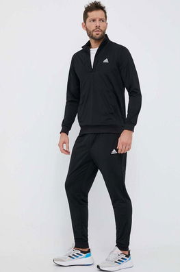 Adidas Trening Barbati, Culoarea Negru Bărbaţi, Tricotaj, Model Imprimeu