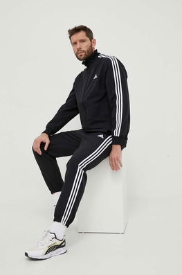 Adidas Trening Barbati, Culoarea Negru Bărbaţi, Panza, Model Imprimeu