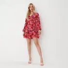 Mohito - Rochie mini din viscoză cu imprimeu floral - Roz