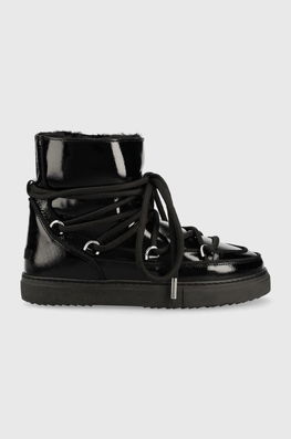 Inuikii Bocanci De Piele Naplack Culoarea Negru Dama