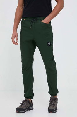 Mammut Pantaloni De Exterior Massone Culoarea Verde Bărbaţi, Panza