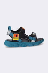 Lemon Explore Sandale Copii Culoarea Negru, Imitatie De Piele