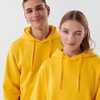 Cropp - Hanorac unisex cu glugă - Galben