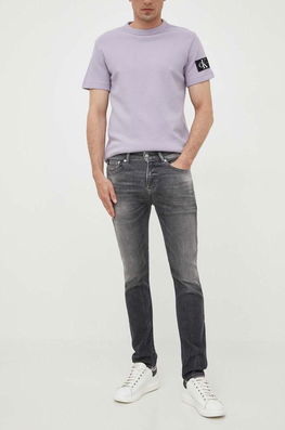 Calvin Klein Jeans Jeansi Barbati Bărbaţi Gri