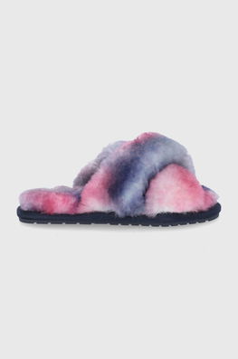 Emu Australia Papuci Din Piele Pentru Copii Mayberry Tie Dye Culoarea Violet