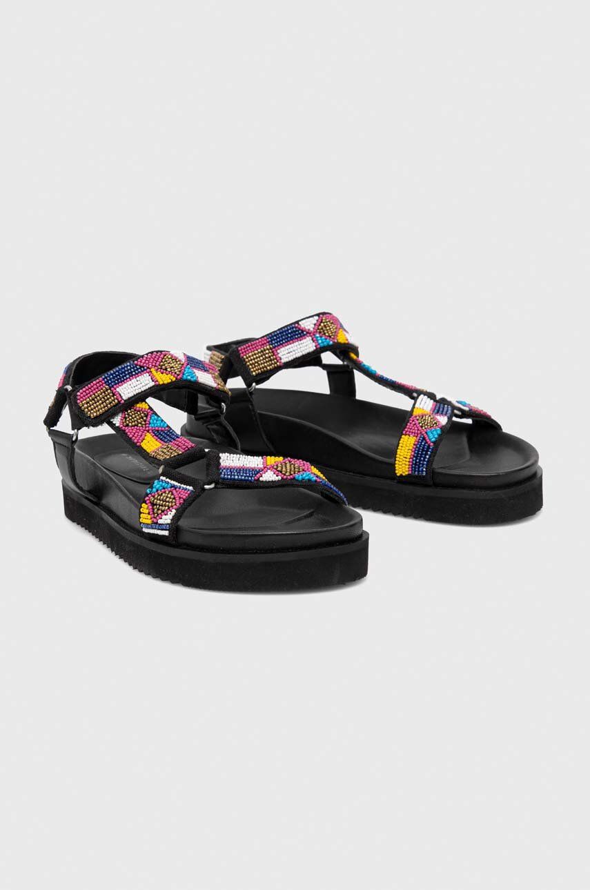 Medicine Sandale Femei Dama Multicolor, Sintetic, Toc Plat