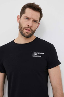 Mammut Tricou Off Mountain Barbati, Culoarea Negru, Cu Imprimeu Bărbaţi, Cu Elastan, Model Print