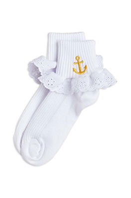 Mini Rodini Sosete Copii Culoarea Alb, Sosete Lungi, Model Imprimeu